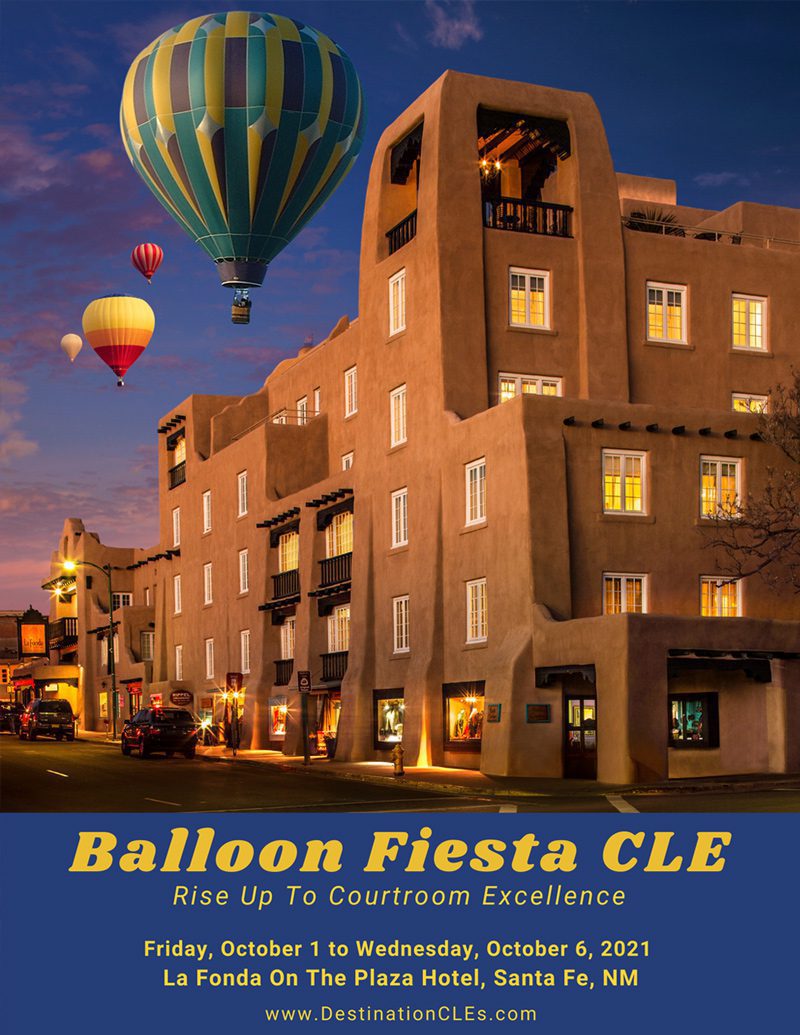2021 Santa Fe Balloon Fiesta CLE brochure cover